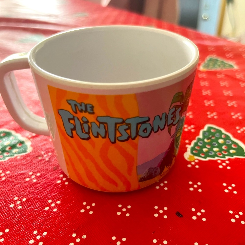 Vintage Flintstones plastic child’s cup